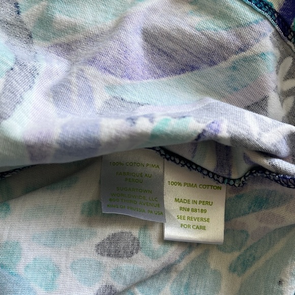 Lilly pulitzer pineapple dress 💜💙🩵 - Picture 5 of 5